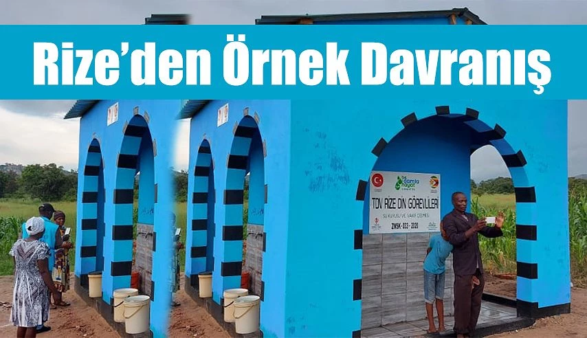 RİZE’DEKİ DİN GÖREVLİLERİNDEN ÖRNEK DAVRANIŞ