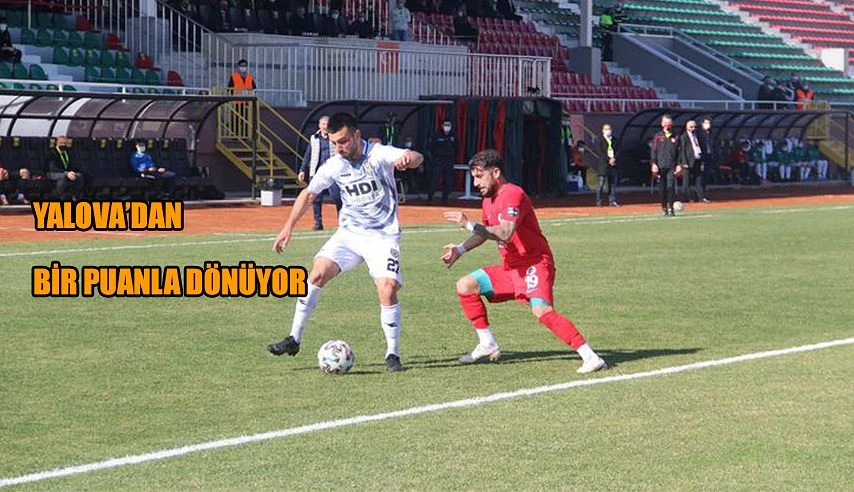 YALOVASPOR - ARHAVİSPOR MAÇ SONUCU: 0-0