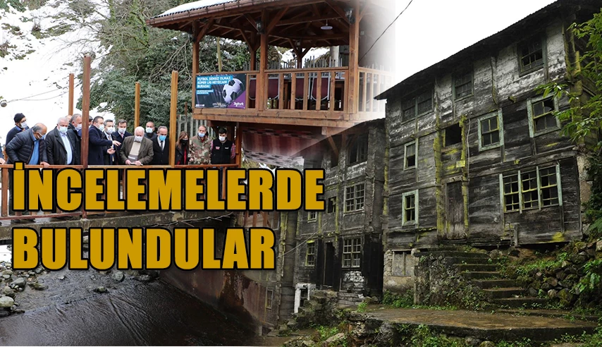 Başkan Türüt,İncelemelerde bulundu