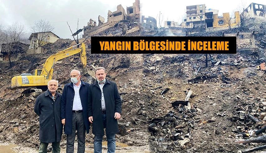 MÜSİAD İL TEMSİLCİLİĞİ’NDEN YANGIN BÖLGESİNE ZİYARET