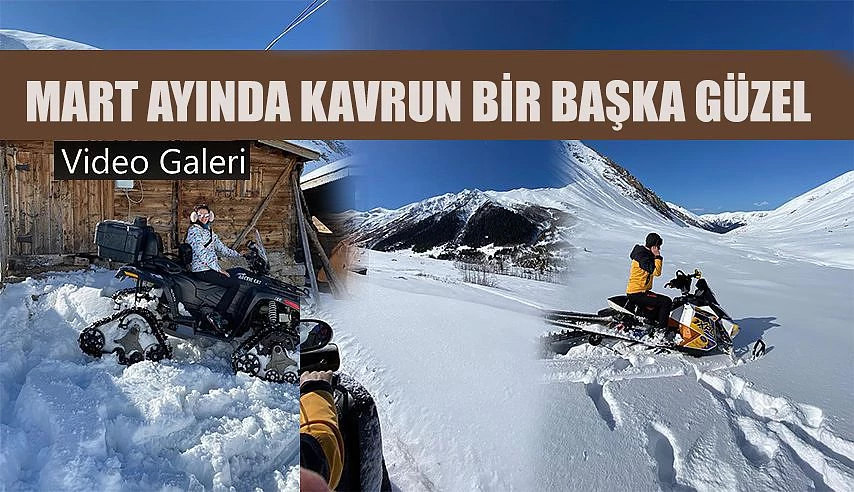 Mart ayında 2 metre Karda KAVRUN’a çıktılar