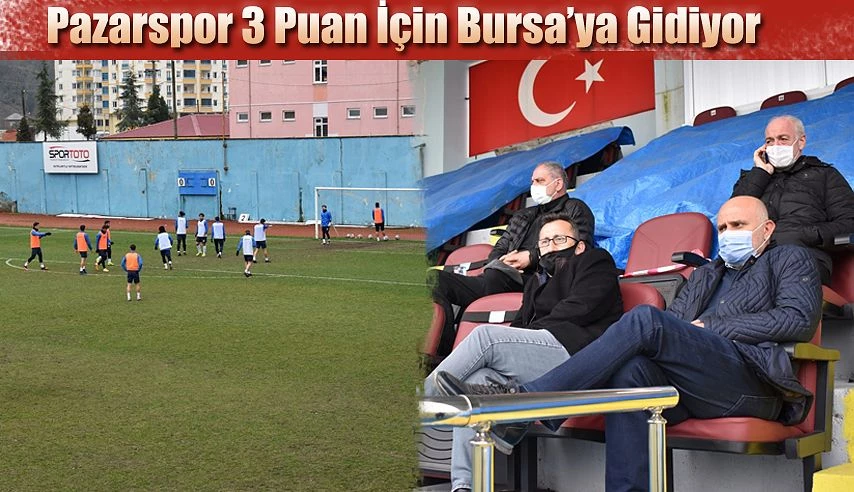 Pazarspor Karacabey maçına üç puan parolası ile gidiyor