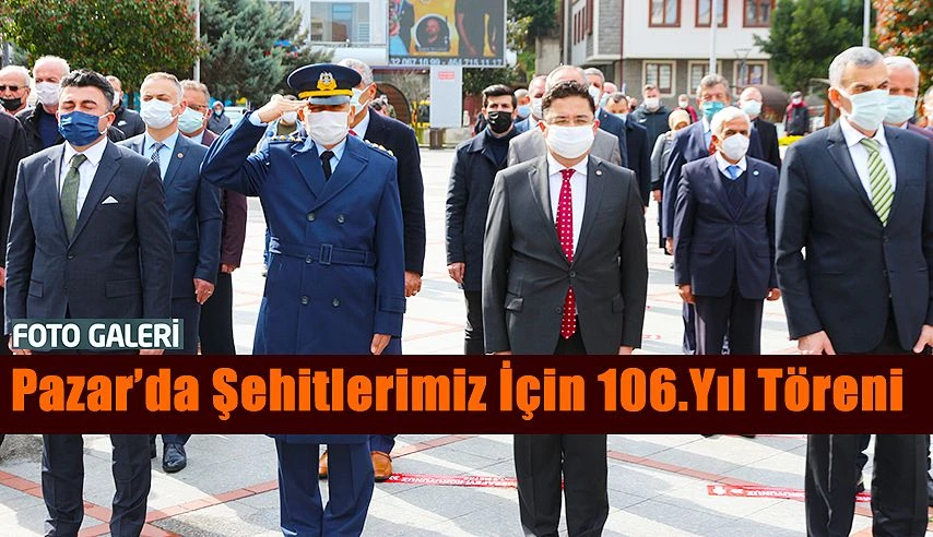 Rize-Pazar’da Çanakkale Şehitleri anıldı