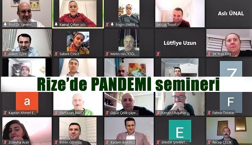 RİZE’DE PANDEMİ DÖNEMİNDE ÖĞRETMEN OLMAK SEMİNERİ