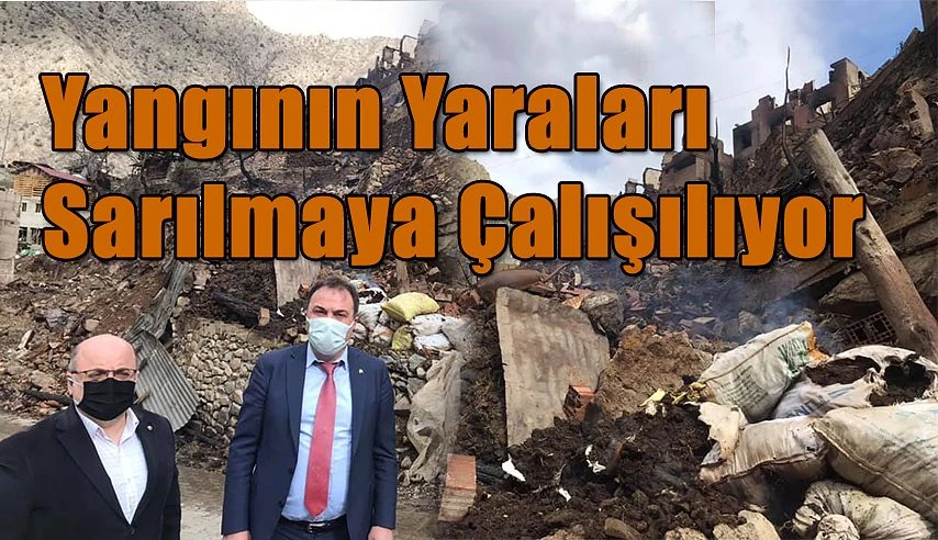 TSO BAŞKANI SEÇKİN KURT YUSUFELİ’NDE YANGIN BÖLGESİNDE