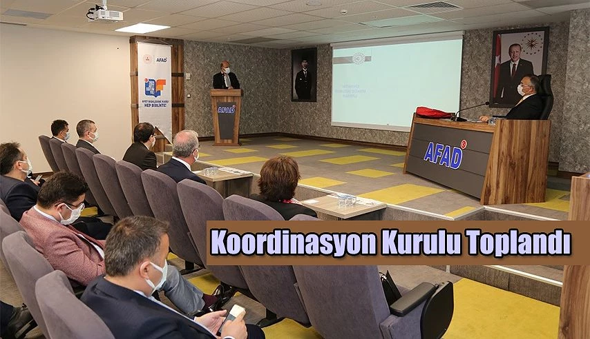 2021 Yılı II. Dönem İl Koordinasyon Kurulu Toplantısı Yapıldı