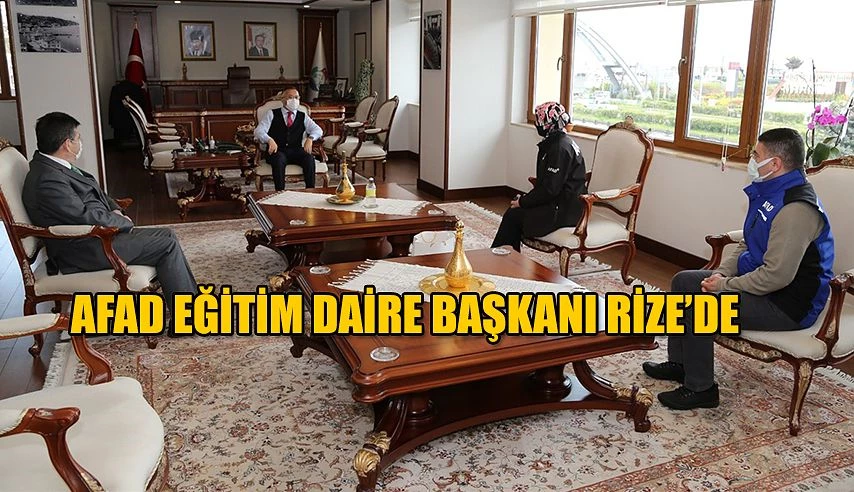 AFAD Eğitim Dairesi Başkanı Nalan Aydın, Vali Çeber’i Ziyaret Etti