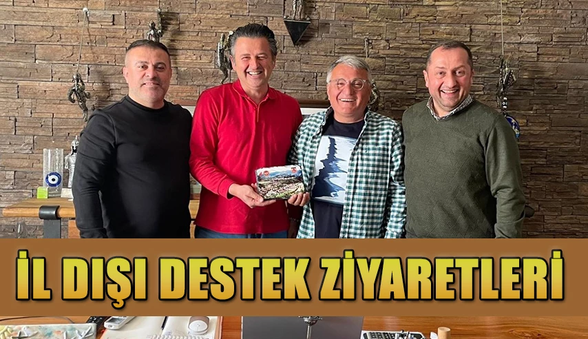 Artvin Çoruhspor Kulübü il dışı destek ziyaretlerine devam ediyor