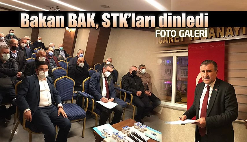 Bak, Pazar’da STK’ları dinledi