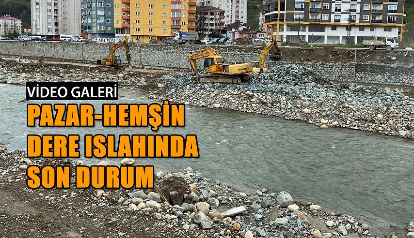 Dere Islahı Çalışması 24 Saat Devam ediyor