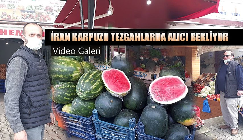 İran karpuzu tezgahlarda