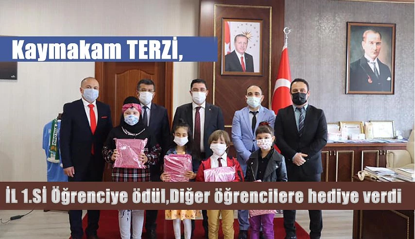 Kaymakam Terzi’yi ziyaret ettiler.