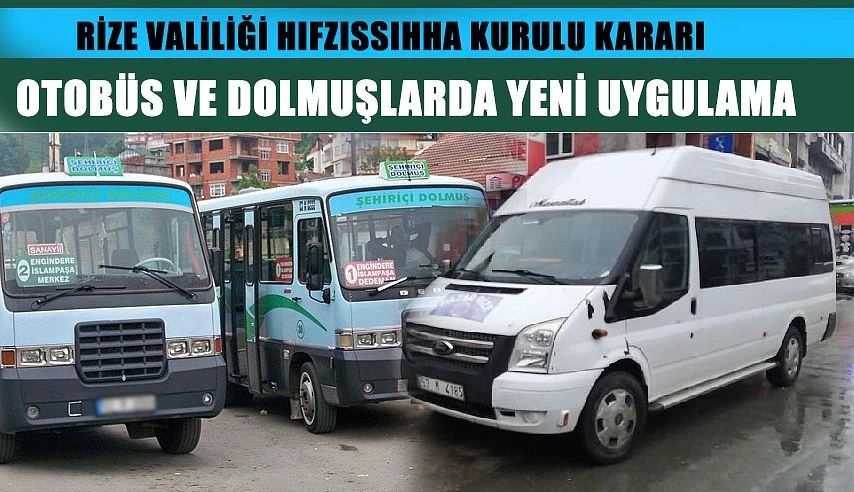 OTOBÜS VE DOLMUŞLARDA YENİ UYGULAMA