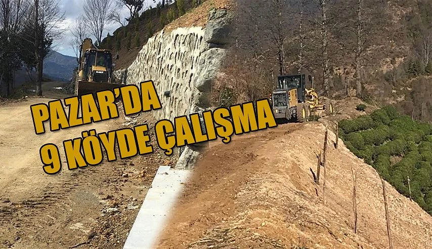 Pazar’da 9 Köyde Çalışma