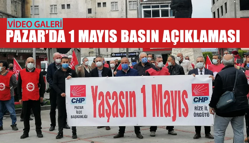 Pazar’da 1 Mayıs Basın açıklaması