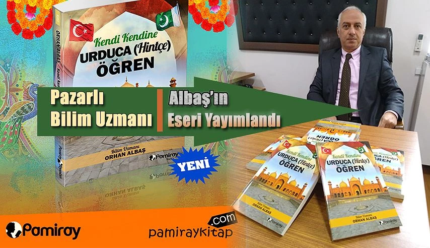 Pazarlı Bilim Uzmanının “URDUCA (Hintçe) ÖĞREN “Kitabı Yayımlandı