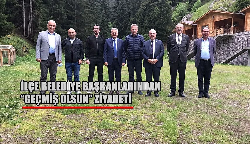 BAŞKANLARDAN NİHAT ACAR’A GEÇMİŞ OLSUN ZİYARETİ