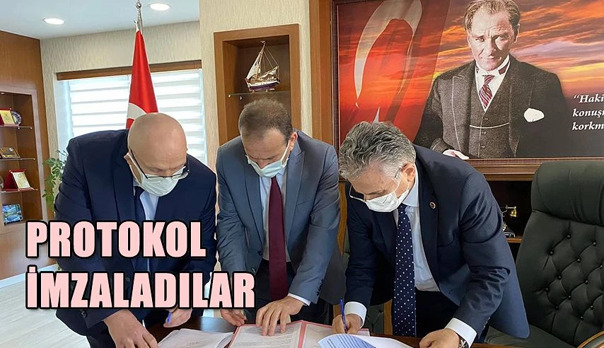 BELEDİYE VE TAPU MÜDÜRLÜĞÜ PROTOKOL İMZALADI