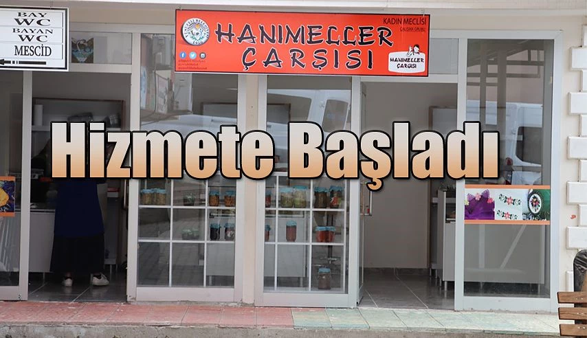 HANIMELLER ÇARŞISINDA EV LEZZETLERİ SATIŞTA