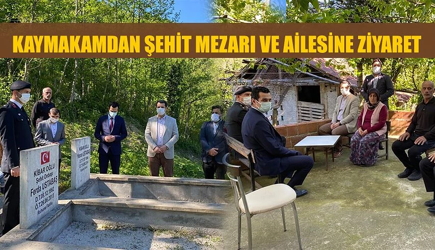 KAYMAKAM CANPOLAT’TAN ŞEHİT MEZARLIĞINA ZİYARET