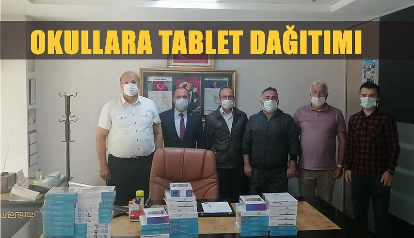 OKULLARA TABLET DESTEĞİ YAPILDI.