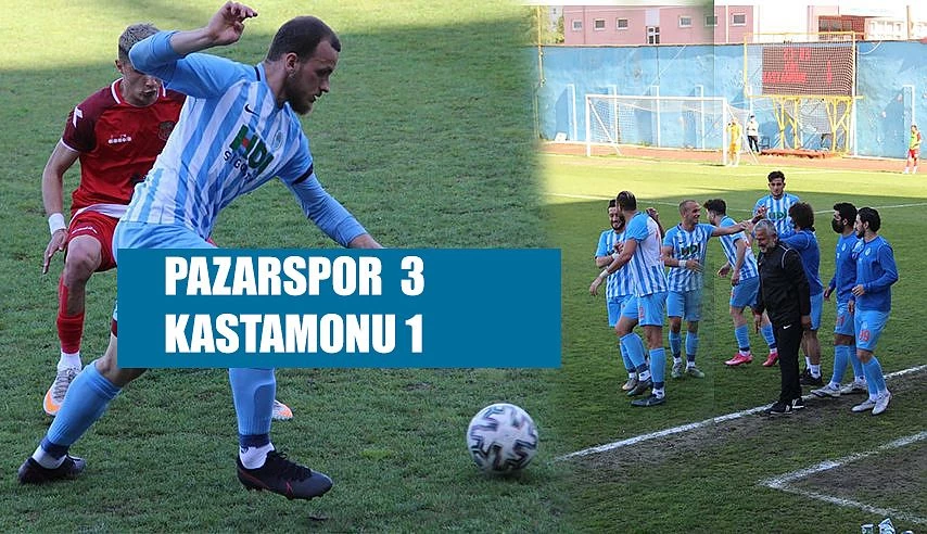 Pazarspor 3- Kasatamonuspor 1