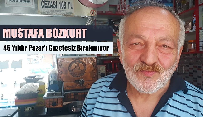 46 yıldır Pazar’ı Gazetesiz bırakmıyor.