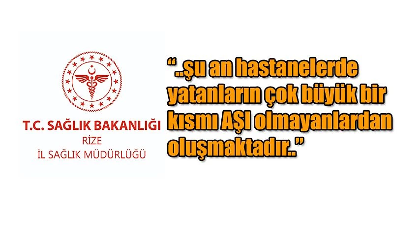 Aşı kişinin sevdiklerine ve tüm topluma karşı yapacağı bir iyilik ve vazifedir!