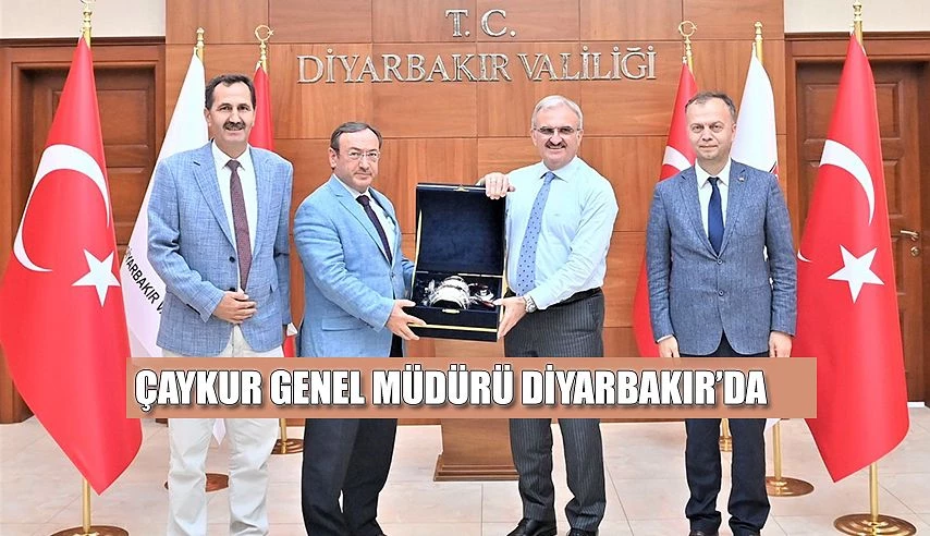 ÇAYKUR GENEL MÜDÜRÜ ALİM DİYABAKIR’DA