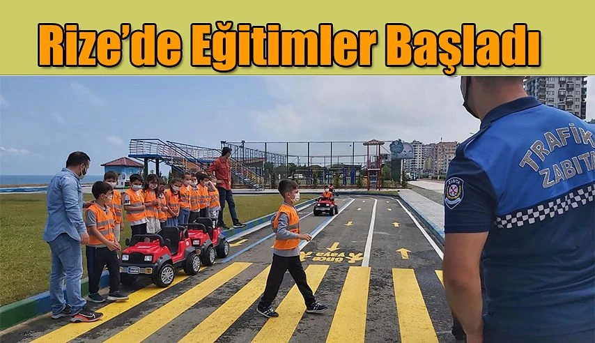 Çocuk Trafik Eğitim Parkında Eğitimler Başladı