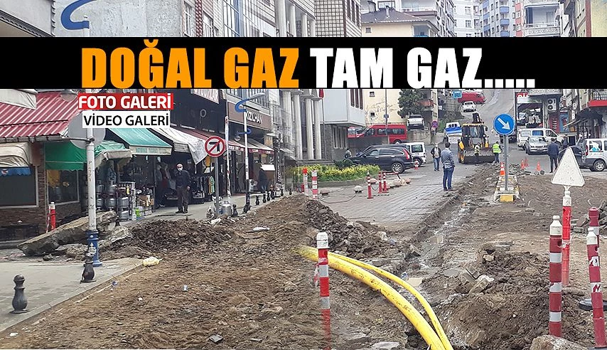 Doğalgaz Çalışması tam gaz devam ediyor.