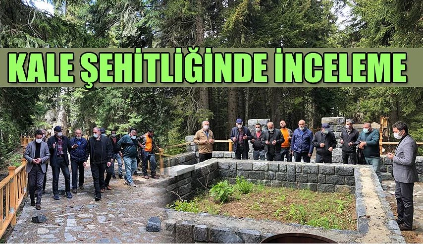 Kale Şehitliğinde İnceleme