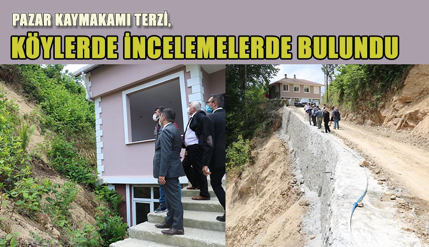 Kaymakam Terzi,3 Köyde İnceleme yaptı.