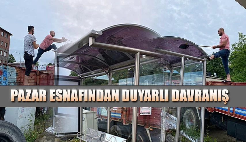 Pazar Esnafından duyarlı davranış