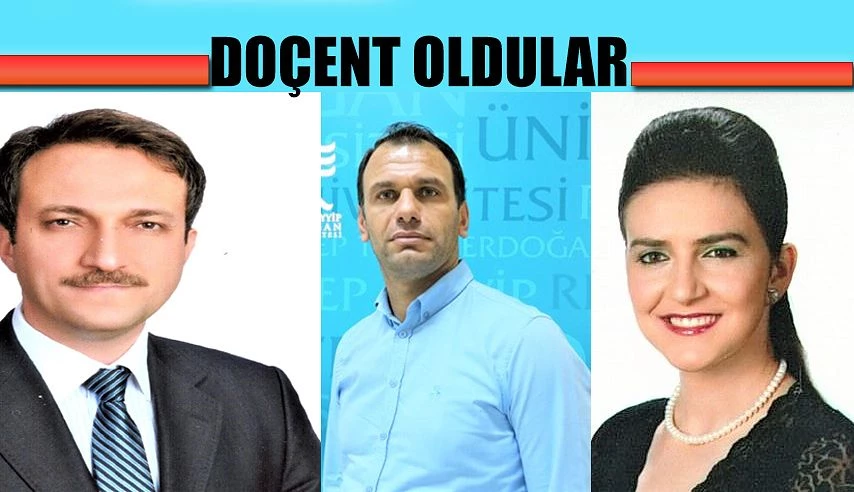 RTEÜ’NİN YENİ DOÇENTLERİ