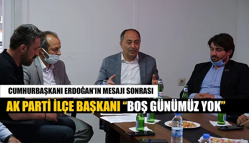 ARHAVİ AKPARTİ İLÇE BAŞKANI GEDİK’İN BOŞ GEÇEN GÜNÜ YOK