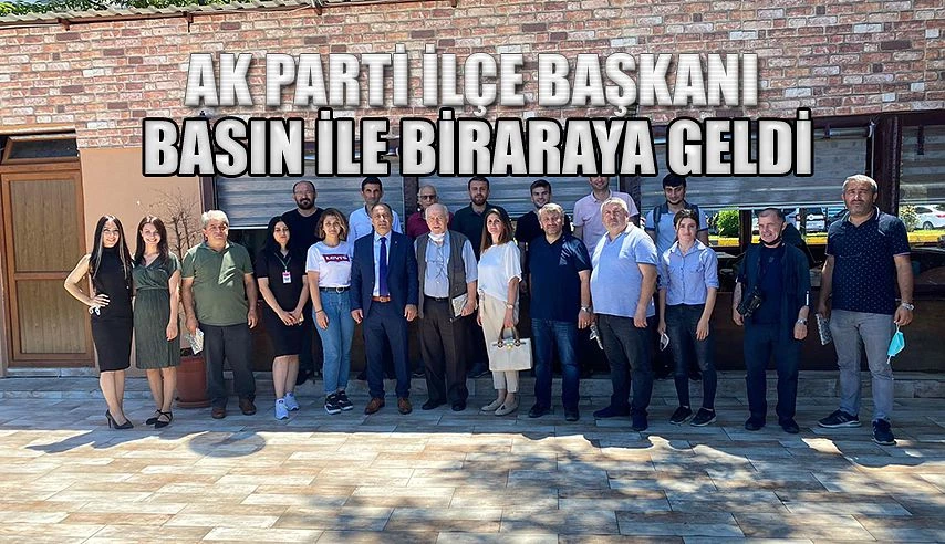 ÇİÇEĞİ BURNUNDA BAŞKAN BASINLA BİR ARAYA GELDİ.