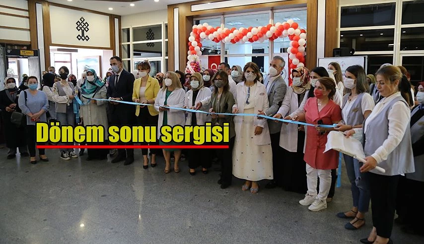 DÖNEM SONU SERGİSİ DÜZENLENDİ