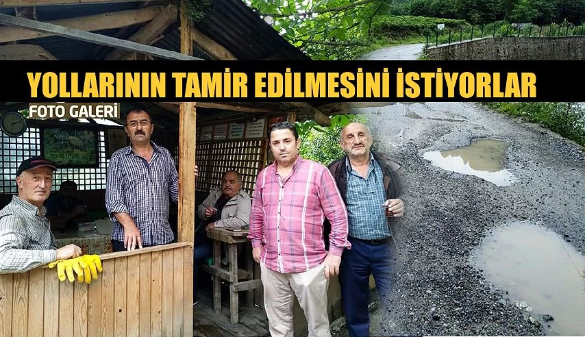 Allah rızası için bu yolları tamir edin!