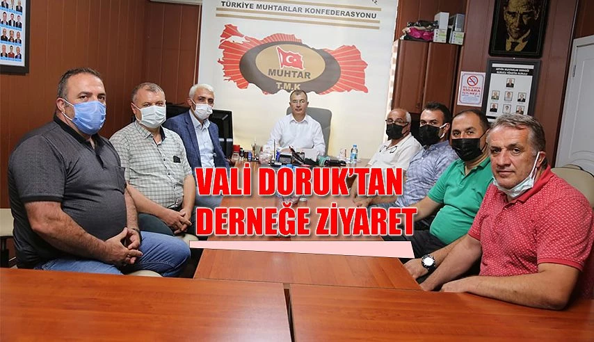 ARTVİN MUHTARLAR DERNEĞİNİ ZİYARET ETTİ.