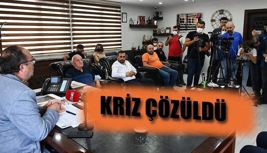 KRİZ ÇÖZÜLDÜ