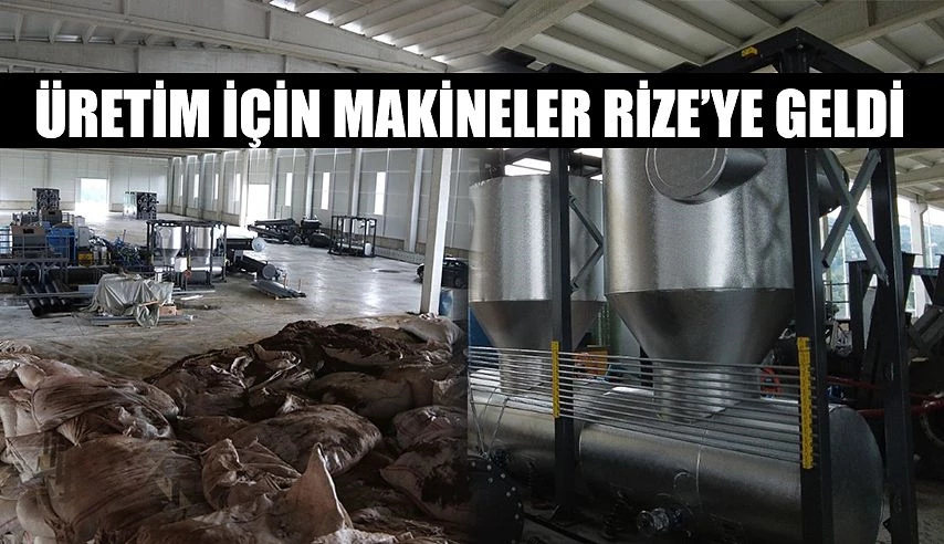 RİZE’DE MANGAL KÖMÜRÜ VE ENERJİ ÜRETİM TESİSİNDE SONA YAKLAŞILDI…