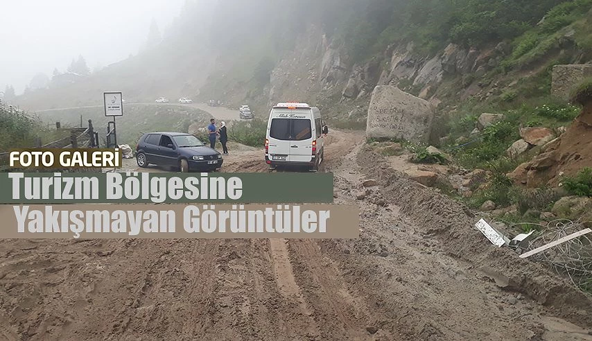 Turizm Bölgesi Çamlıhemşin’e yakışmayan görüntüler.