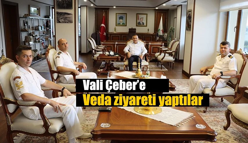 Vali Çeber’e Veda Ziyareti