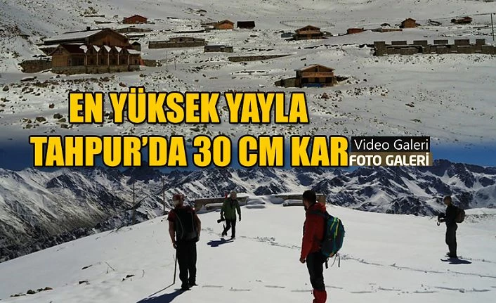 30 Cm Kar ’da “TAHPUR” Yaylası Gezisi