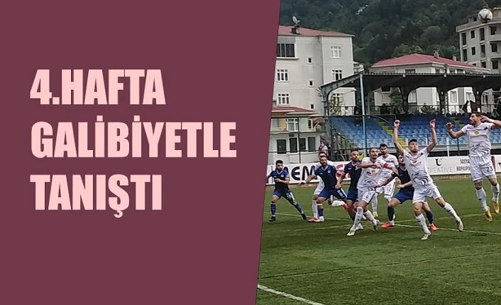 Artvin Hopaspor grubunda 4’uncu hafta Galibiyetle tanıştı.