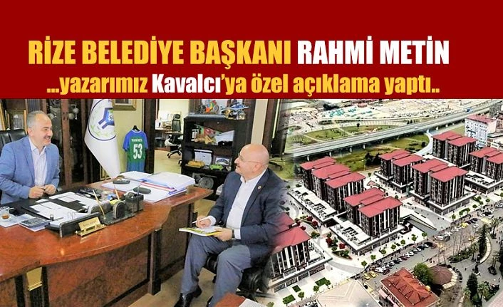 BAŞKAN METİN, "PROJELENMİŞ TÜM YATIRIMLARIMIZI BİRBİR HAYATA GEÇİRİYORUZ"