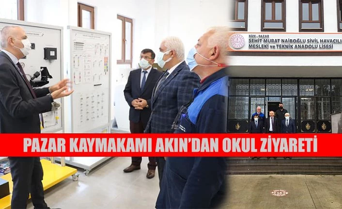 Kaymakam Akın’da Okul Ziyareti