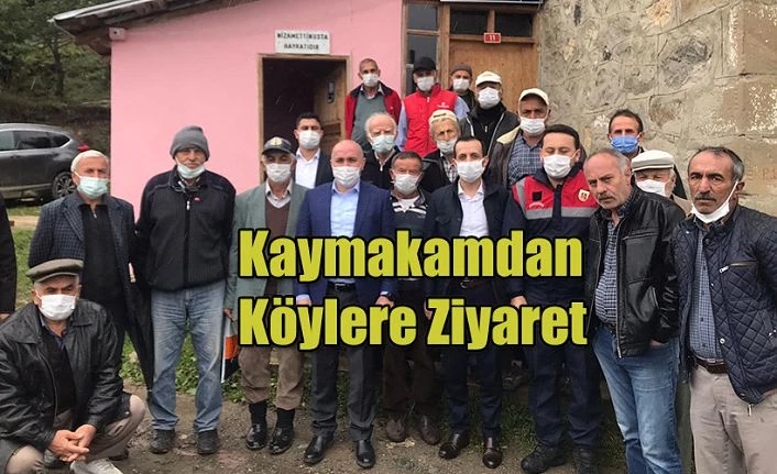 KAYMAKAM POÇANOĞLU, KÖYLERDE BİR DİZİ ZİYARETTE BULUNDU