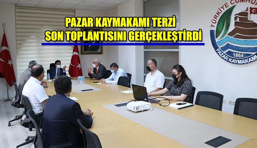 Kaymakam Terzi, Son Toplantısını Yaptı.